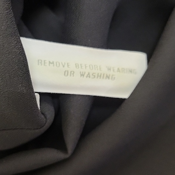 Ann Taylor LOFT little Black dress women's sz 2, whimsigoth fairy pleats sheer - Picture 8 of 8